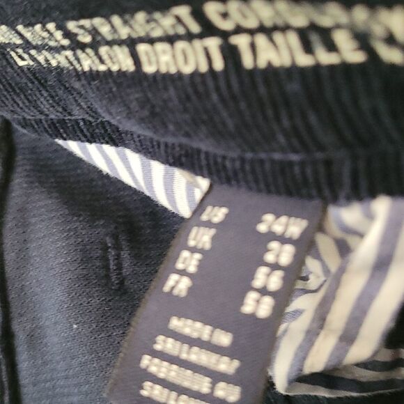 Lands End Corduroy pants Size 24W - Picture 5 of 5